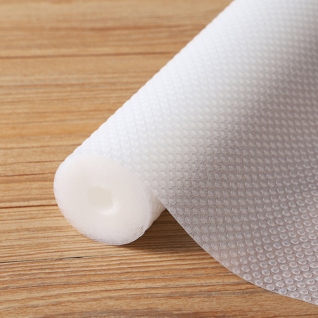 Shelf Liner Clear 16-inch Wide: Waterproof Kitchen Cabinets Liners - Non-Adhesive Easy to Clean Drawer Liner for Pantry Shelves 16" x 300 In