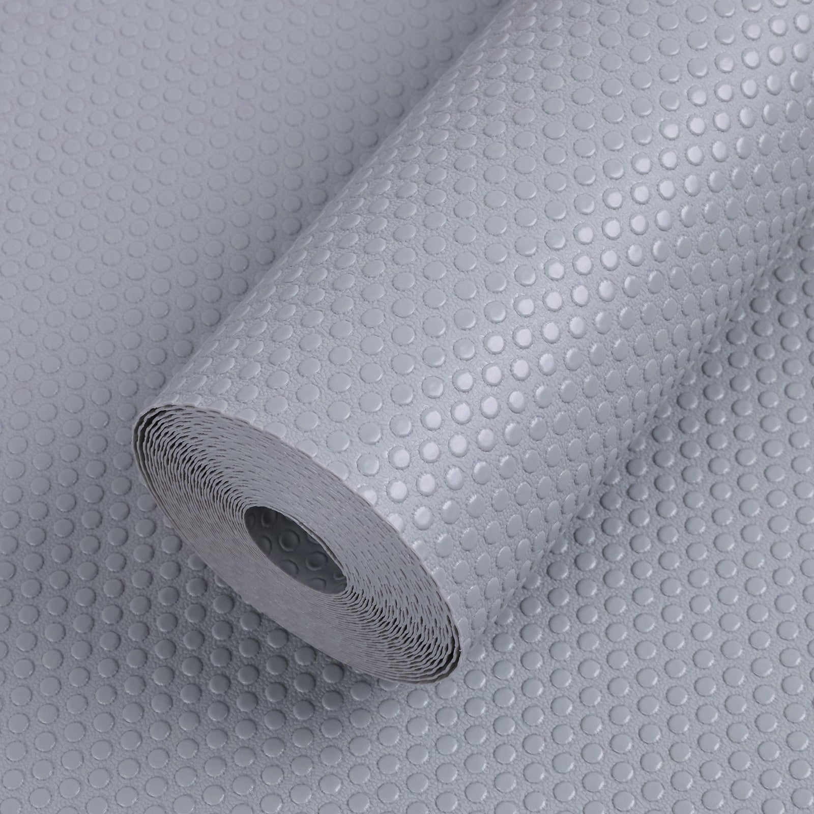 Shelf Liners for Kitchen Cabinets 16-inch: Waterproof Non-Adhesive Drawer Liner Light Gray - 16 in x 300 Inch Easy to Clean Cupboard Mat for Pantry Shelves