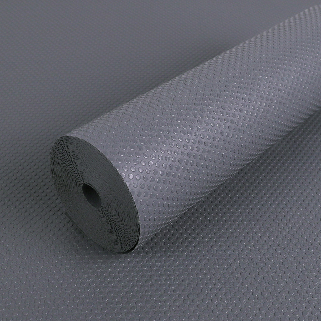 FLPMIX 15-Inch Kitchen Shelf Liners: Waterproof Cabinet Drawer Mats 15 x 240 Inch - Dark Grey Easy to Cut Housewife Pantry Shelving Liner for Cupboard